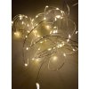 Vánoční a párty osvětlení řetěz 100x LED bílý, délka 10m 2