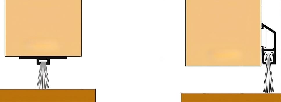 Těsnící kartáče pro vrata a dveře