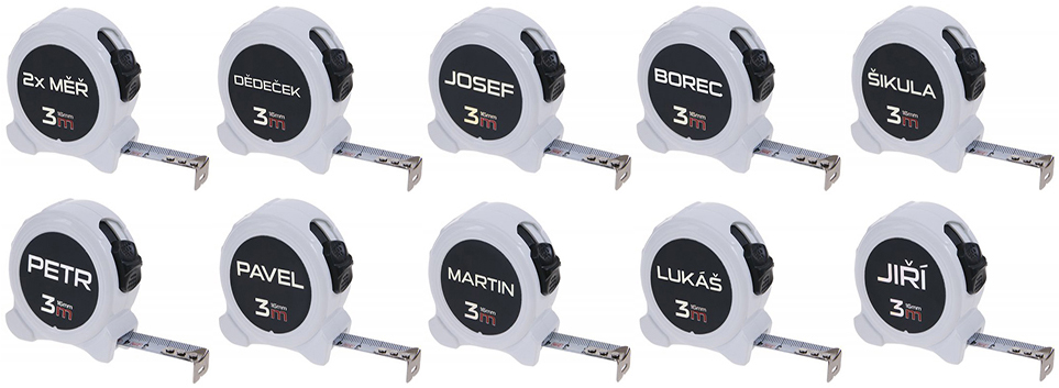 Osobní metr se jménem .. 35 kombinací
