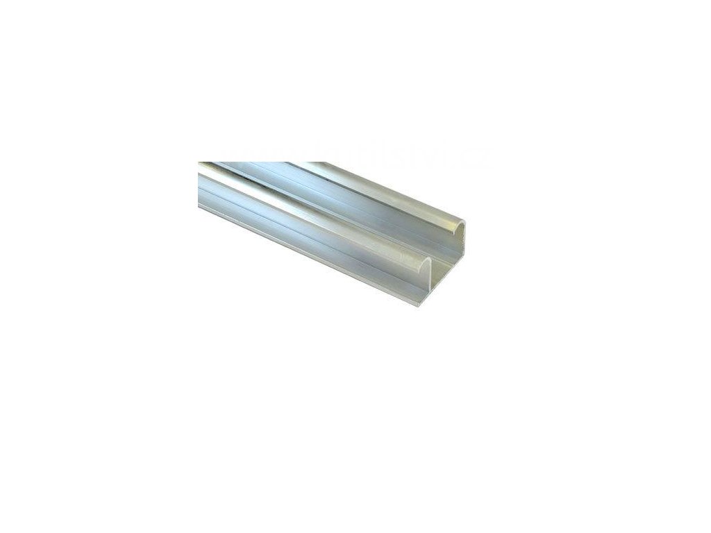 Horní pojezdová lišta, profil 46 x 29mm, nosnost do 50kg