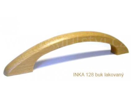 dřevěná úchytka INKA 96,128 (Varianta INKA 128 buk lakovaný)