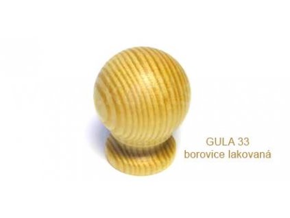 knopek dřevěný GULA 33 (Varianta GULA 33 buk lakovaný)