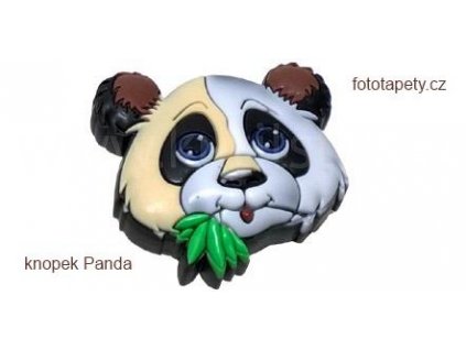 2716 knopek panda detska plastova uchytka na nabytek