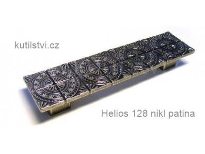 kovová úchytka HELIOS 128 (Varianta HELIOS 128 nikl patina)