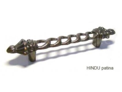 kovová úchytka HINDU 96 (Varianta HINDU 96 patina)