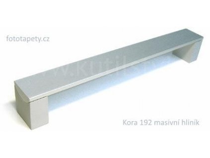 kovová úchytka KORA 128,160,192,224,320, 736 (Varianta KORA 128 masivní hliník)