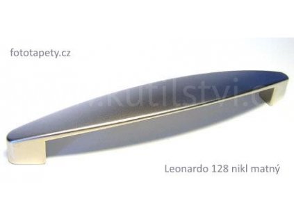 kovová úchytka LEONARDO 96,128 (Varianta LEONARDO 128 chrom lesklý)