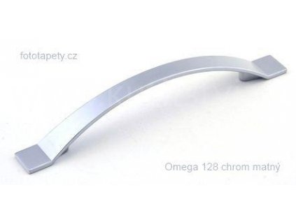 kovová úchytka OMEGA 128 (Varianta OMEGA 128 chrom matný)