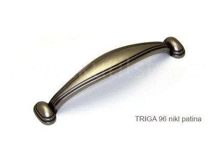 kovová úchytka TRIGA 96 (Varianta TRIGA 96 mosaz patina)