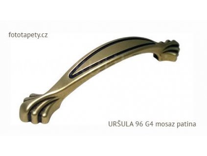 Kovová úchytka URŠULA 96 (Varianta URŠULA 96 bronz)