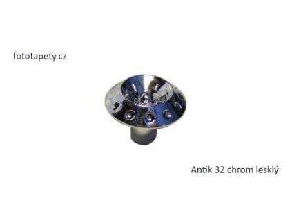 kovový knopek ANTIK 24,32 (Varianta ANTIK 24 chrom lesklý)
