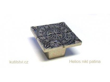 kovový knopek HELIOS (Varianta HELIOS nikl patina)