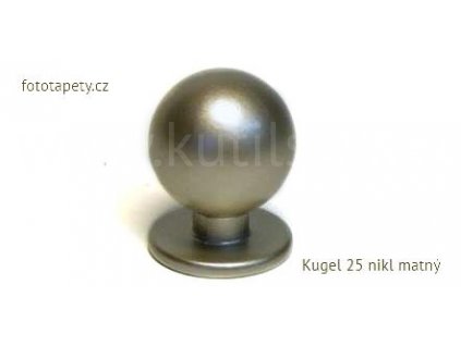 kovový knopek KUGEL 25 (Varianta KUGEL 25 chrom lesklý)