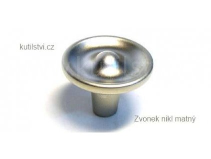 kovový knopek ZVONEK 28 (Varianta ZVONEK 28 chrom matný)