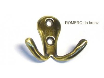 kovový věšák ROMERO IIa (Varianta věšák ROMERO IIa  bronz)