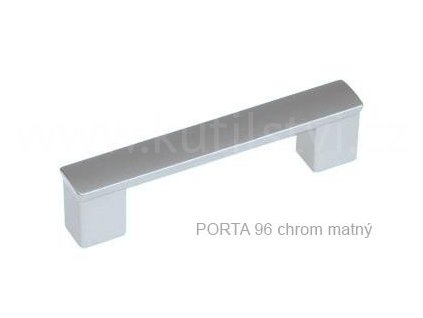Plastová úchytka PORTA  96,128 (Varianta PORTA 128 chrom matný)