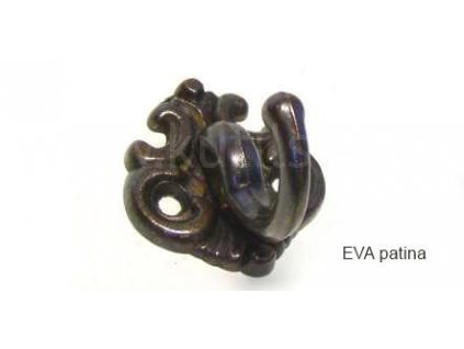 Rustikální věšák Eva (Varianta EVA mosaz)