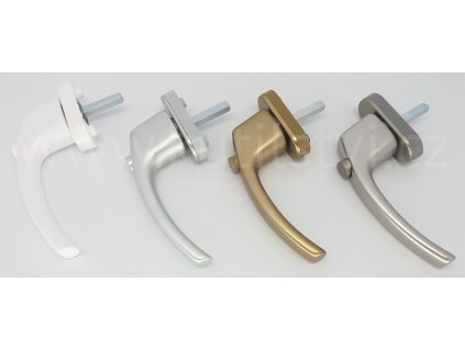 okenni kliky Twente s pojistkou barvy