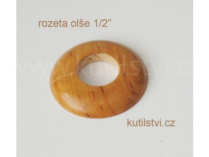 Dřevěná rozeta podlahová - materiál olše, doprodej