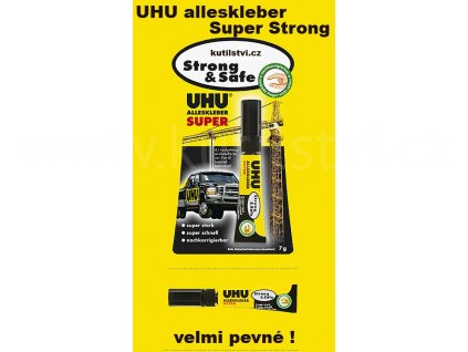 UHU Alleskleber Super Strong Safe - lepidlo pro rychlé opravy, 7g