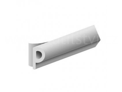 Samolepící těsnění oken a dveří, P profil - 9x5mm, materiál EPDM