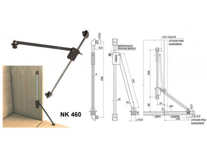 rozpera brzdena NK 460