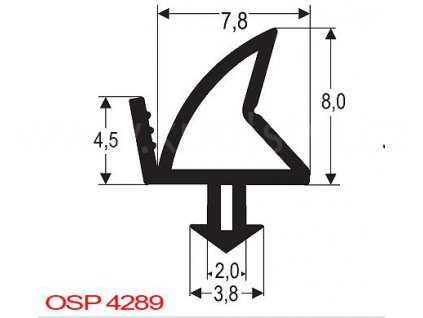 Těsnění plastových oken KÖMMERLING, REHAU, SCHÜCO, OSP4289