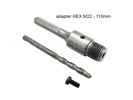 adapter HEX 110mm jádrový vrták