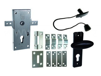 horizontální zámek vrata Kastel 2 3