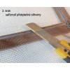 Síť proti hmyzu stavebnice profil OV 25x10, barva imitace dřeva