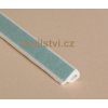 Samolepící těsnění oken a dveří, P profil - 9x5mm, materiál EPDM