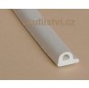 Samolepící těsnění oken a dveří, P profil - 9x5mm, materiál EPDM