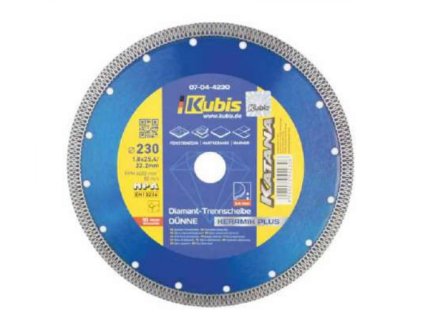 3192 super tenky diamantovy rezny a brusny kotouc 230 254222 mm 141810 mm katana 07 04 4230
