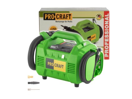 7378 aku kompresor s ofukovaci pistoli lk30 procraft bez baterie a nabijecky lk30 bb
