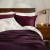 AUBERGINE COTTON BEDSPREADS