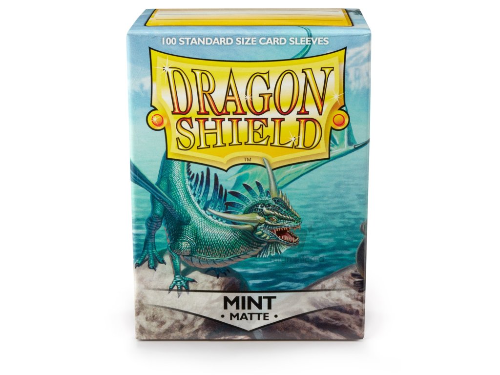 DRAGON SHIELD 100 STANDARD DECK PROTECTOR SLEEVES MATTE MINT AT 11025 01
