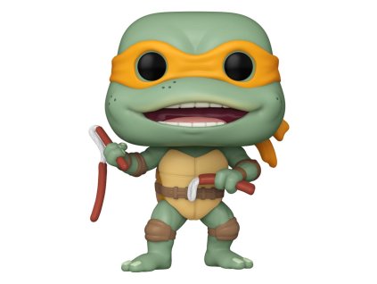 154172 figurka teenage mutant ninja turtles pop filmy vinylova figurka michelangelo se slaninovymi koly 9 cm