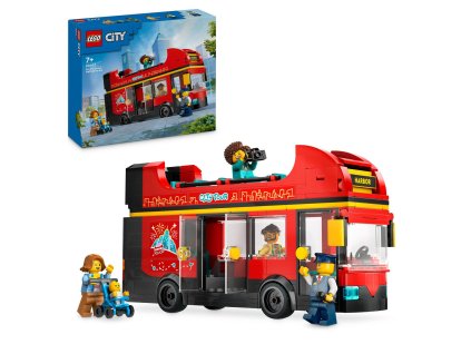 155546 city lego cerveny dvoupodlazni vyhlidkovy autobus 60407