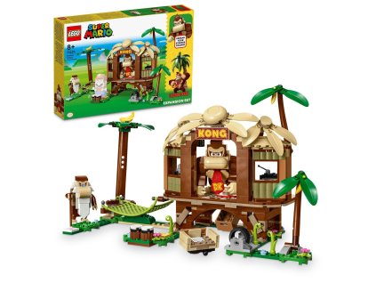 185714 super mario lego donkey konguv dum na strome rozsirujici set 71424