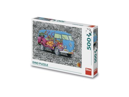 187001 hippies vw 500 puzzle