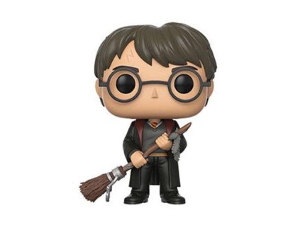 205514 harry potter pop filmy vinyl figure harry s fireboltem a perickem exkluzivni 9 cm