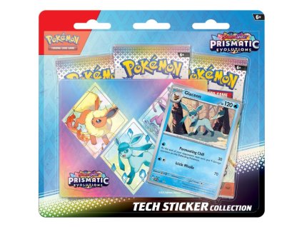 Pokémon TCG: Scarlet & Violet 8.5 - Prismatic Evolutions - Tech Sticker Collection - Glaceon (EN)
