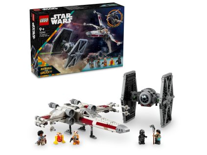 224153 star wars lego stihacka tie a x wing kombinovana stavebnice 75393