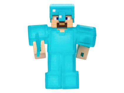233426 minecraft heroes of goo jit zu meteor madness stretch figure steve 12 cm