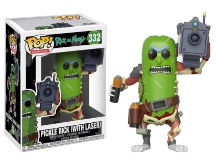 28102 rick a morty funko figurka pickle rick with laser