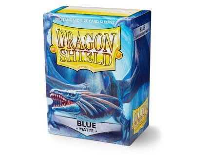 325729 dragon shield obaly standard matte blue 100 obalu