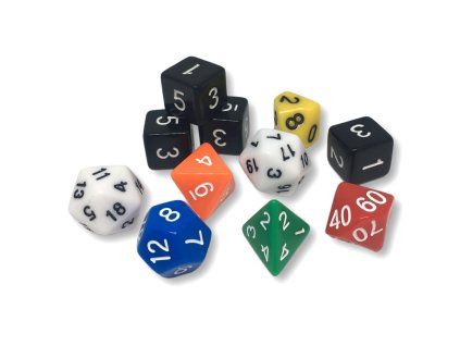 85833 jeskyne a draci sada 11 kostek