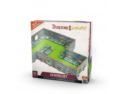 86571 dungeons lasers sewers set