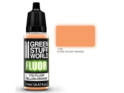 90153 green stuff world fluor paint yellow orange uv