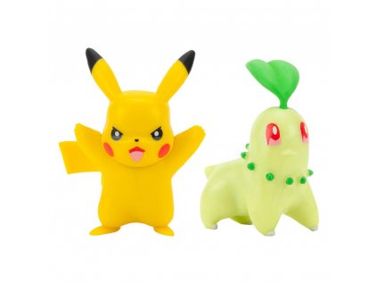 Pokémon Battle Mini figurky 2 Pack Chikorita & Pikachu (2)